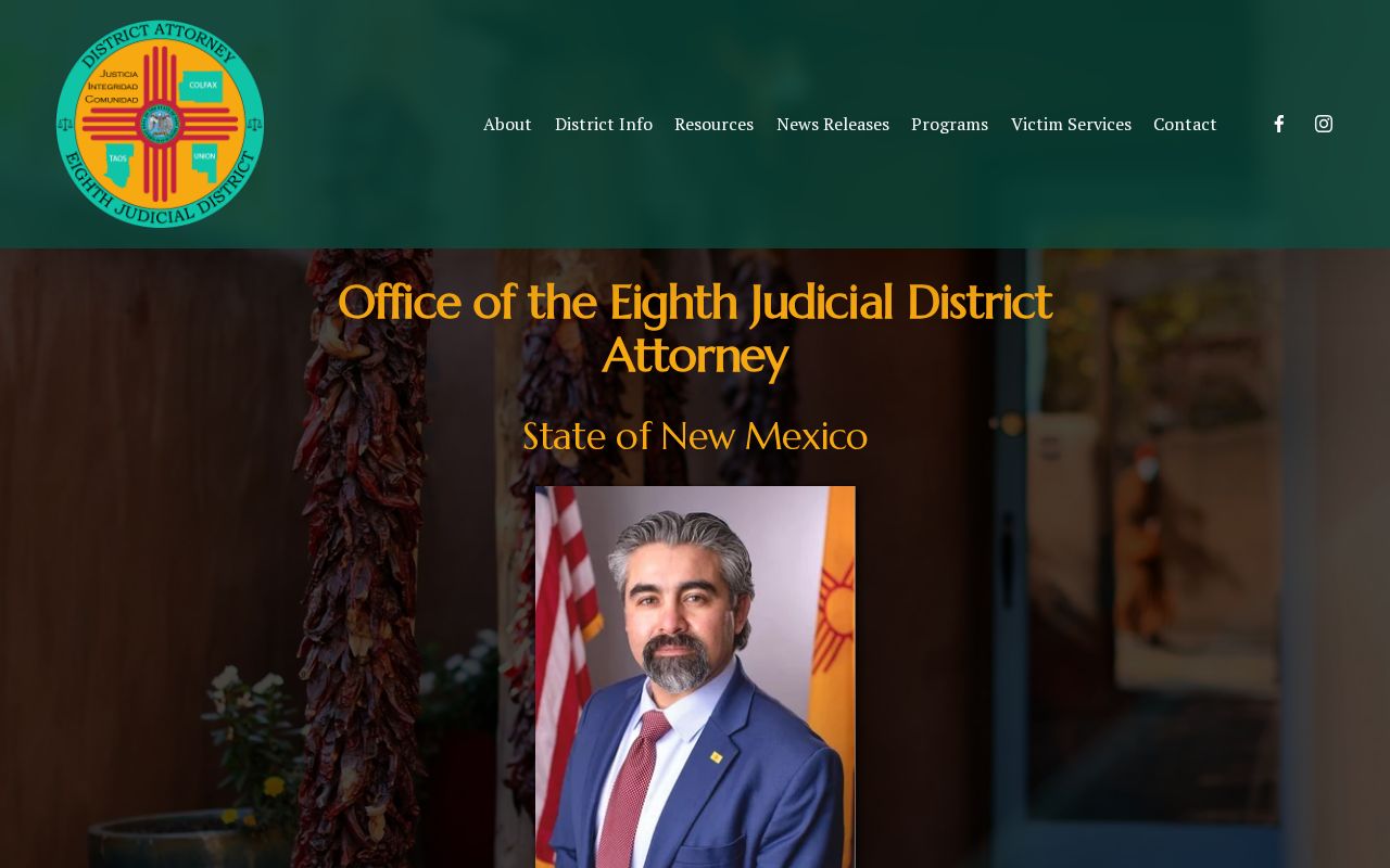 Questa criminal records and Eighth Judicial District prosecution source