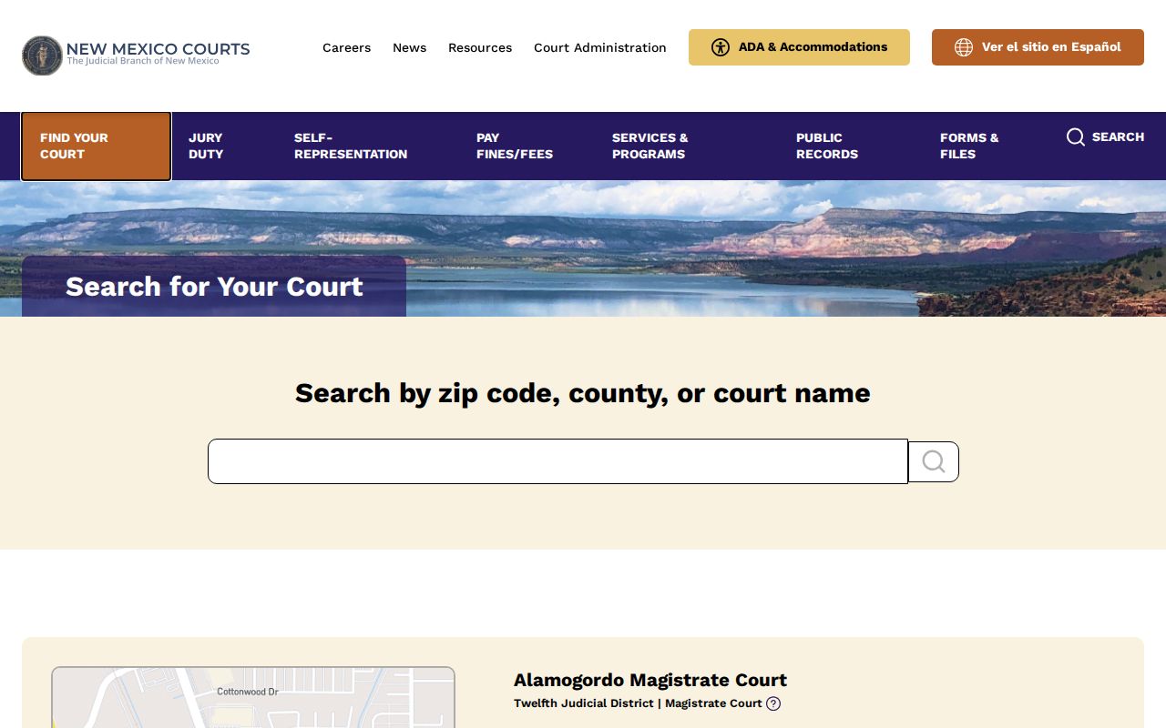 Taos County criminal court finder for case records